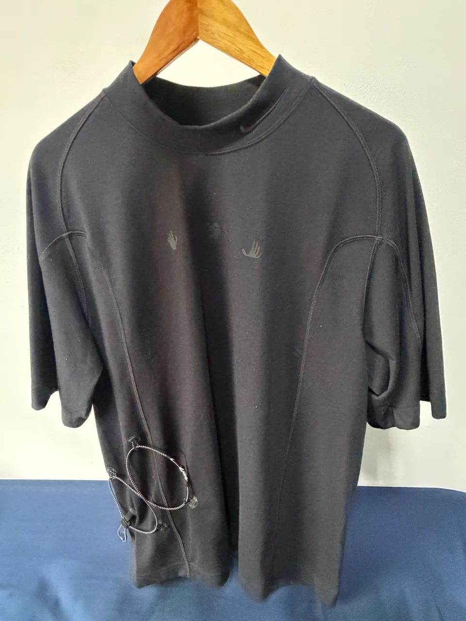 Camiseta Nike x OFF-White Top Short-Sleeve Preta