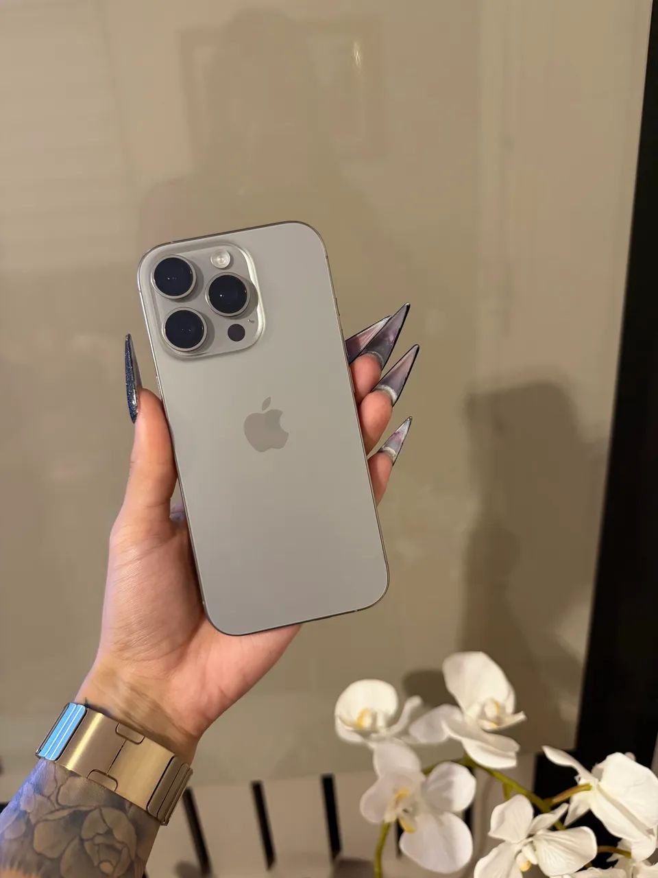 iPhone 16 Pro 512gb Titânio Natural IMPECÁVEL  - Foto 2