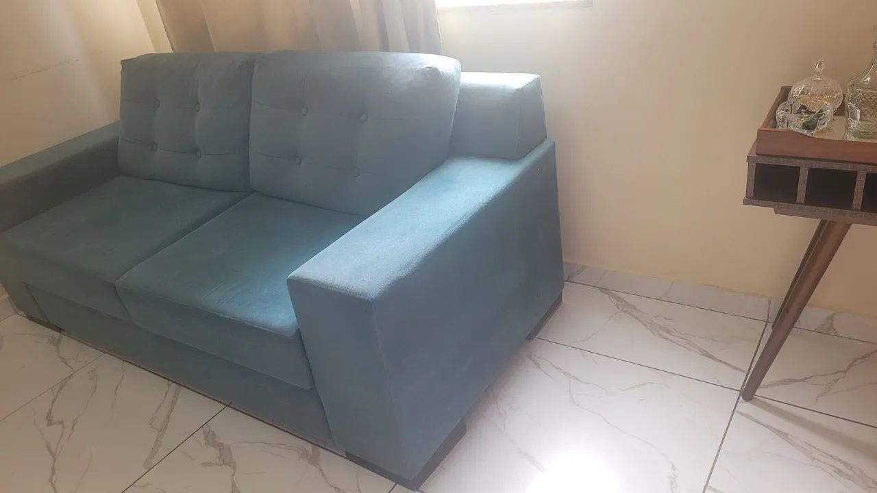 Vendo sofá 210m. Em ótimo estado Espuma D 33. - Foto 2