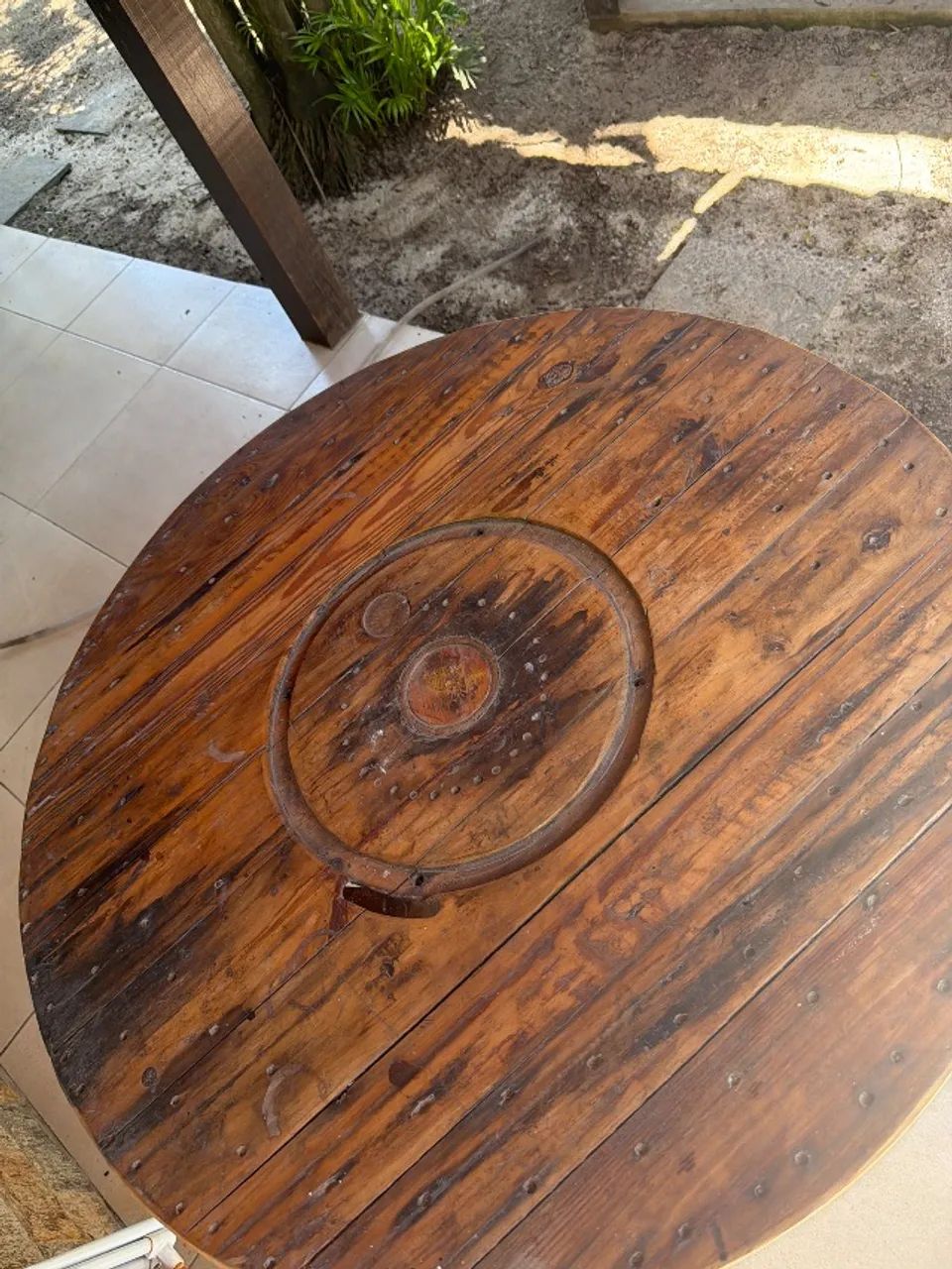 Mesa Redonda Rústica - Foto 3