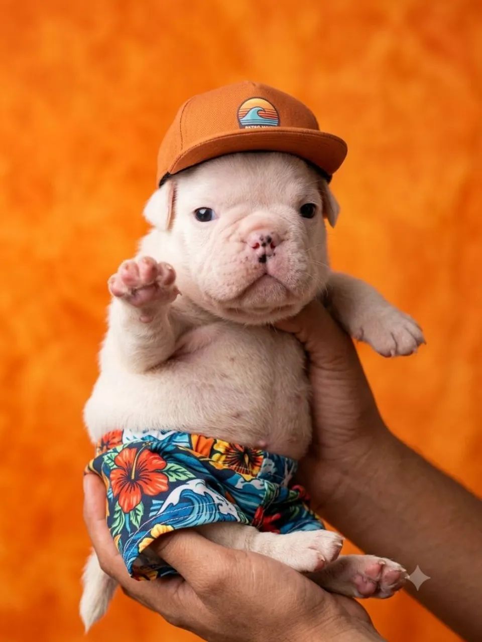 Buldogue  inglês  bco femea e macho - Foto 3