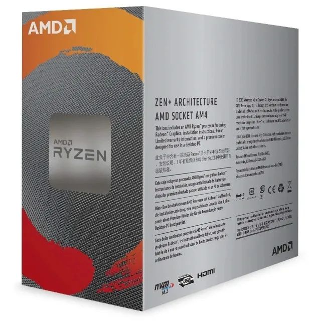 PROCESSADOR, RYZEN 3 3200G COM COOLER - LOJA CONCEITUADA - Foto 2