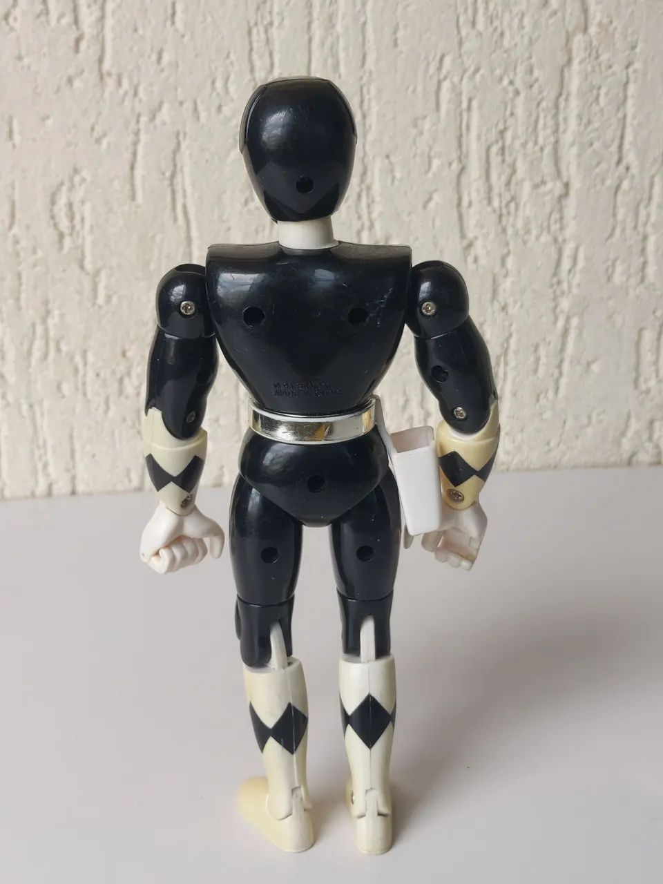 boneco  vintage power ranger preto 20cm bandai - Foto 2