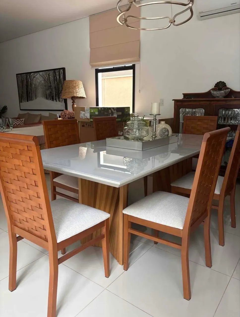 Mesa de jantar com 6 cadeiras - Foto 4