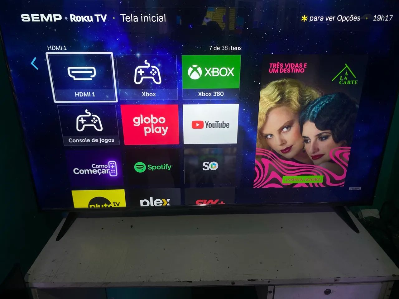 TV SMART SEMP 50 POLEGADAS 4K BORDA INFINITA ROKU TV  - Foto 5