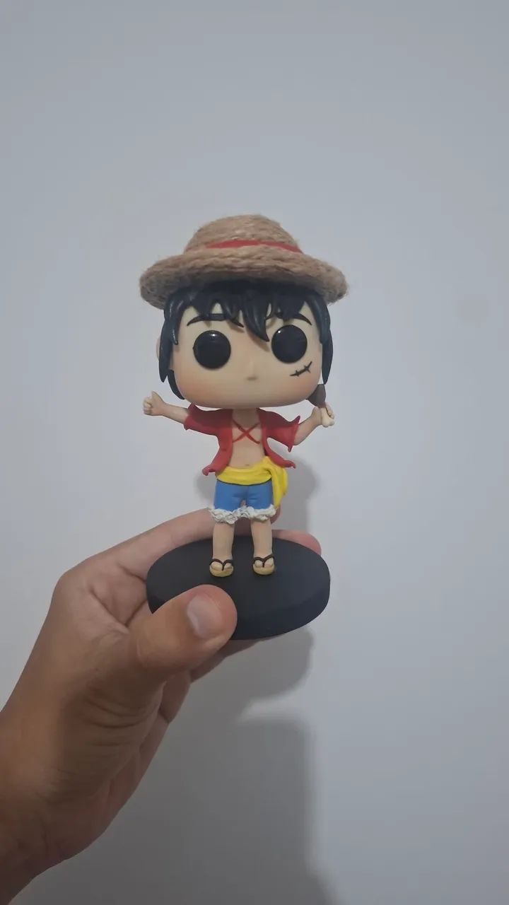 Funko em biscuit do Luffy de One Piece