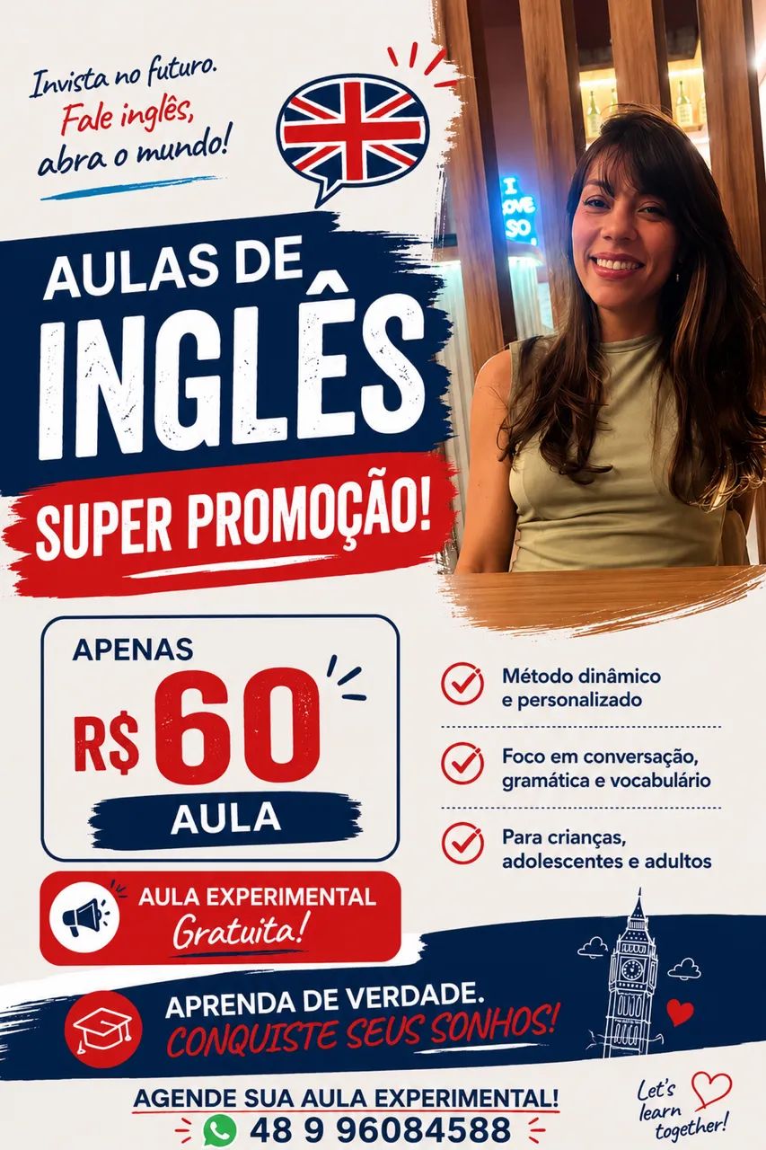 Professor de inglês aula de inglês 