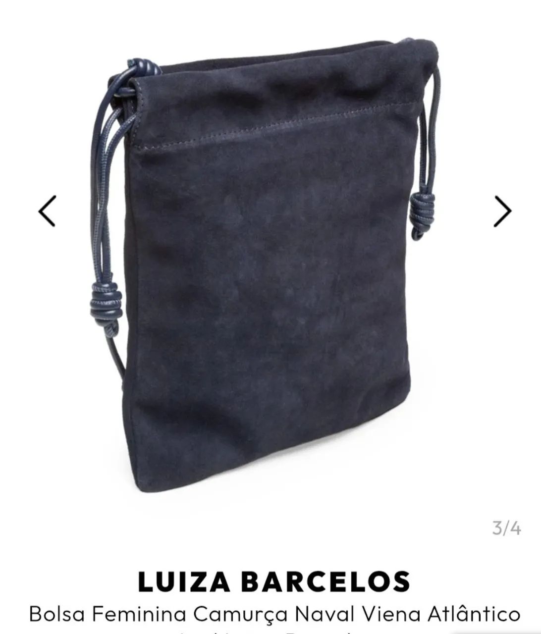 Bolsa Luiza Barcelos azul nova - Foto 3