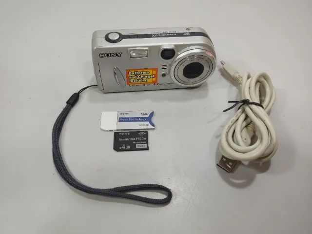 Câmera Digital Sony Cyber-shot Dsc-p72 3.2 Mp Funciona Acr (Usado