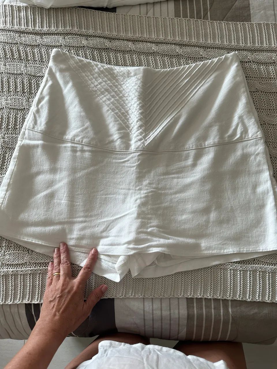 Shorts saia loftystyle linho GG - Foto 2
