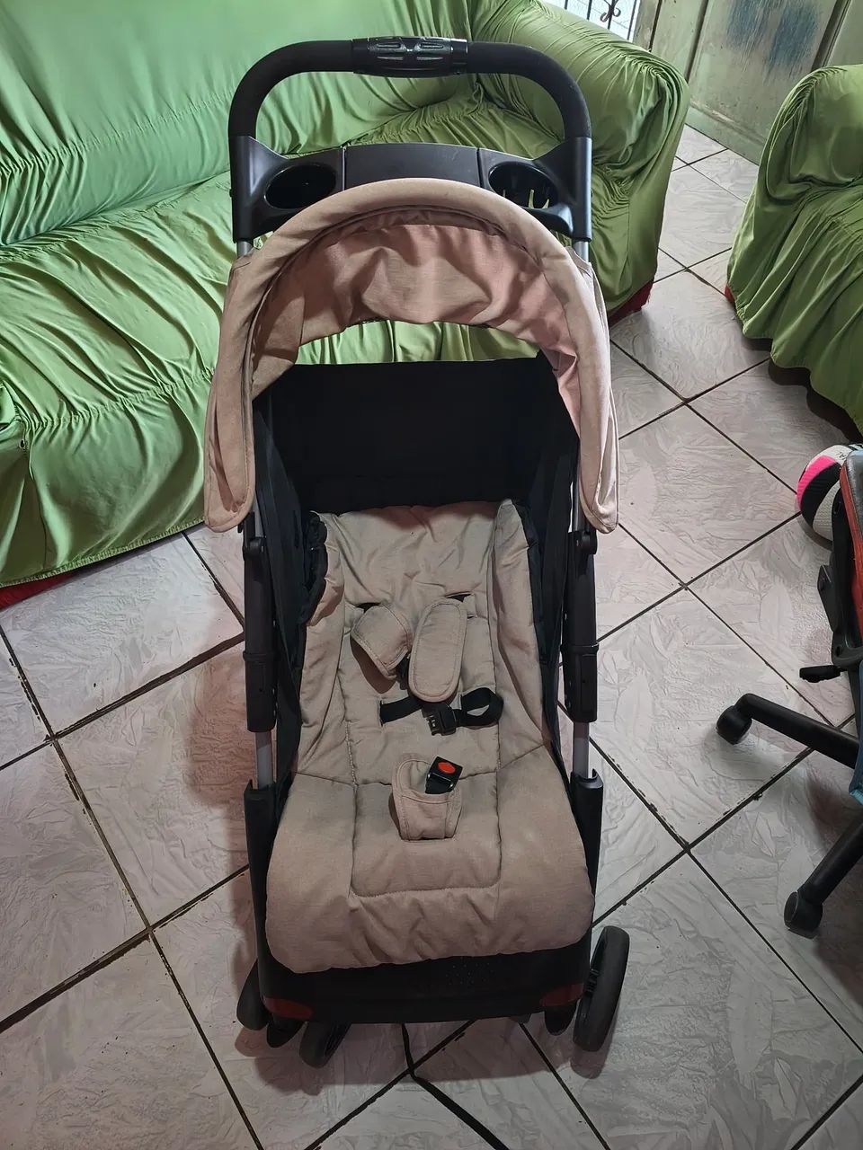 Carrinho e chiqueirinho de bebê  - Foto 2