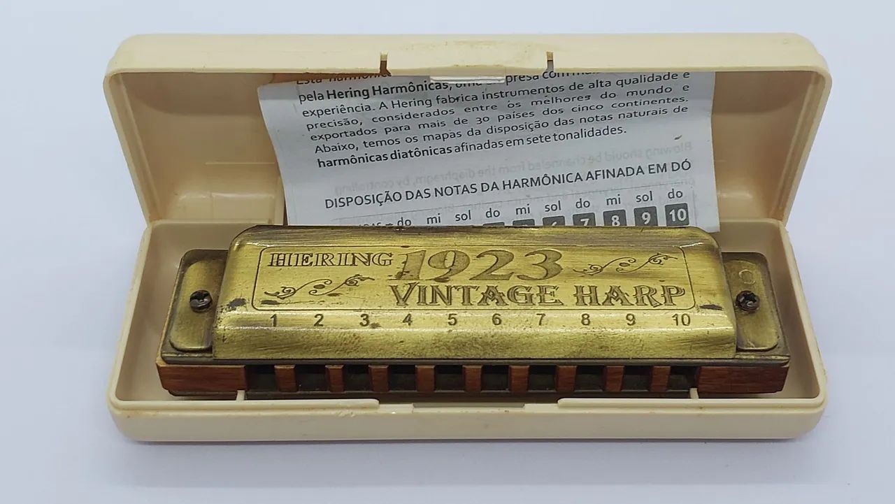 Hering Vintage Harp em Dó- Estado de nova