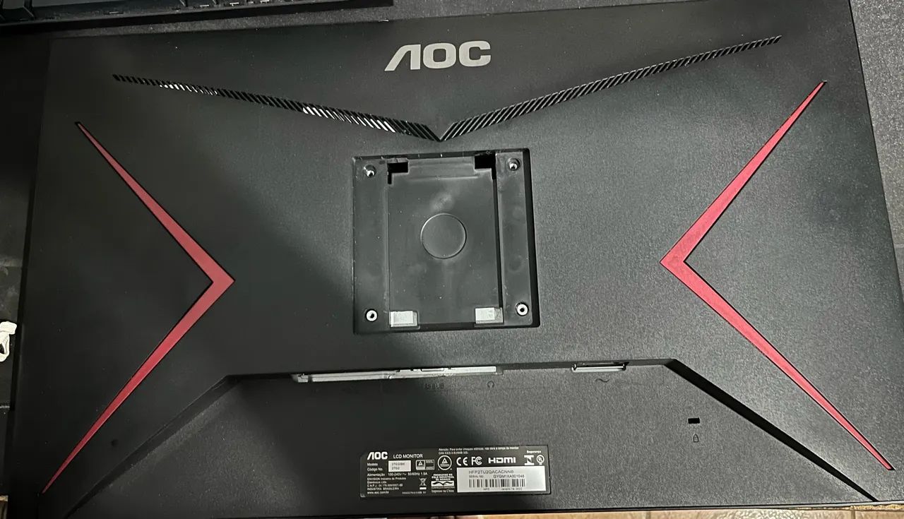 MONITOR GAMER AOC, COM DEFEITO. - Foto 2