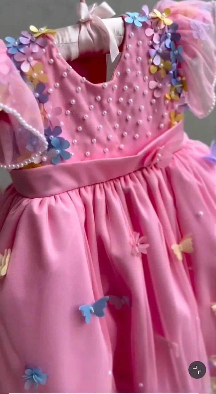 Vestido infantil jardim encantado - Foto 2