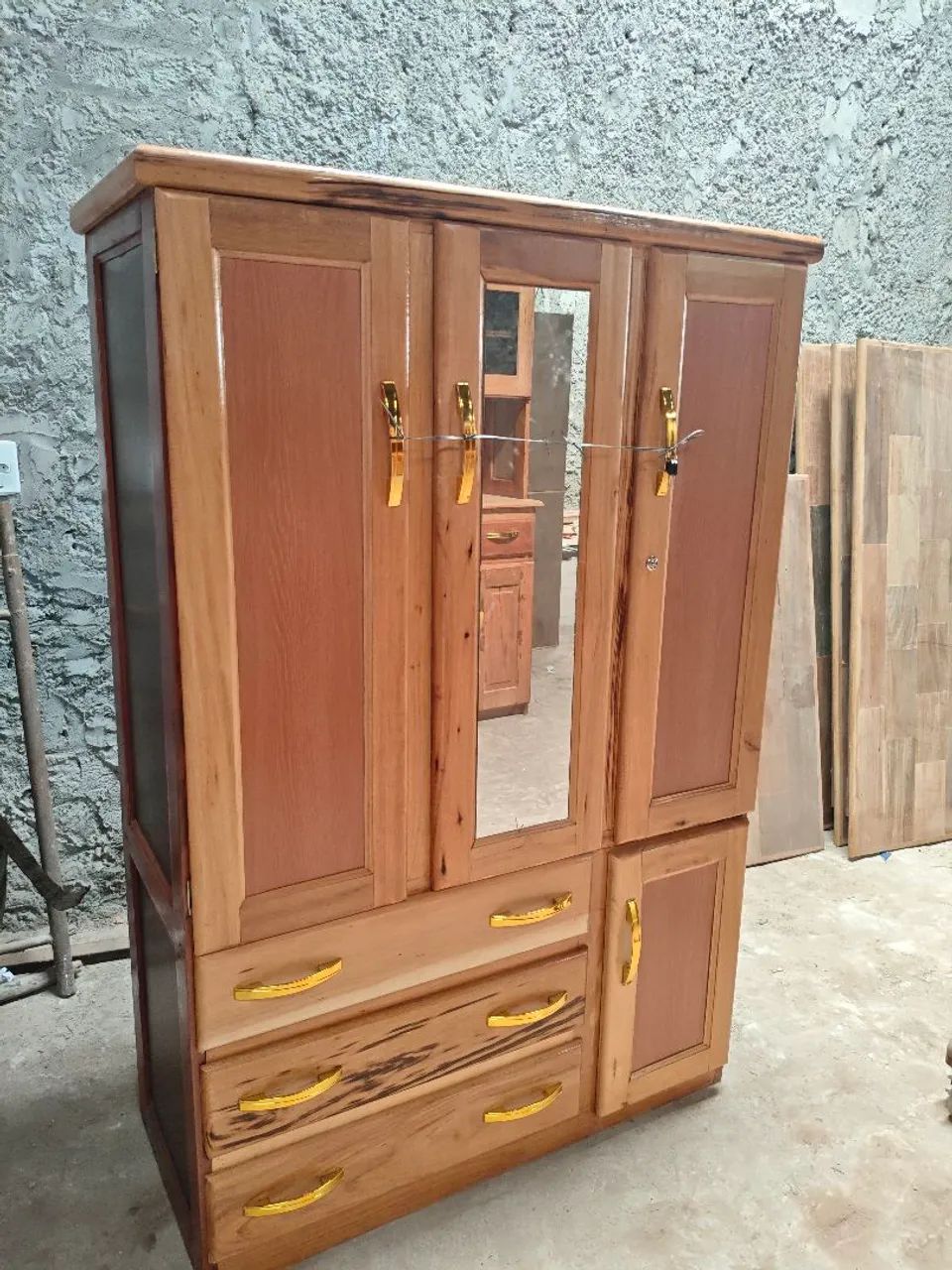 Guarda roupas de solteiro com espelho entrega grátis. - Foto 2
