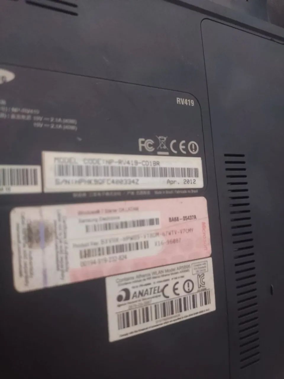 Notebook Samsung retirada peças  - Foto 3