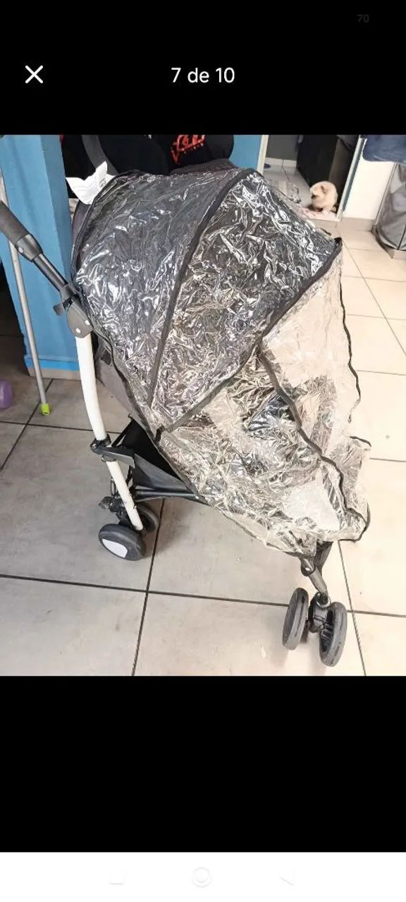 Carrinho de bebê guarda chuva - Foto 4