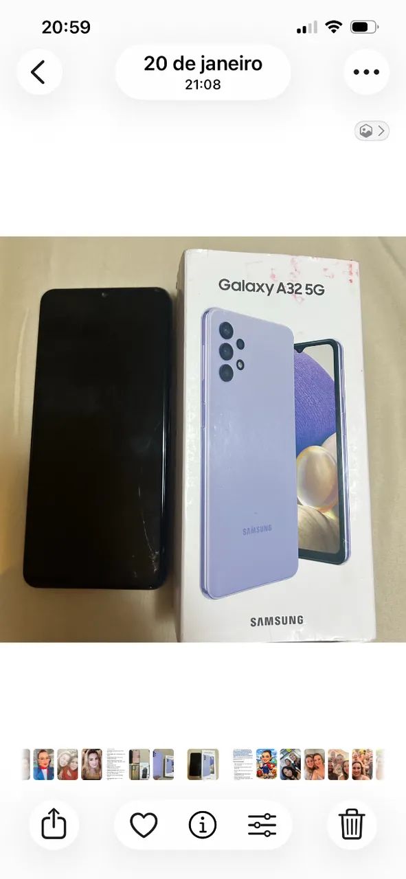 Vendo Samsung A32 5G 128 GB em ótimo estado e funcionando perfeitamente 