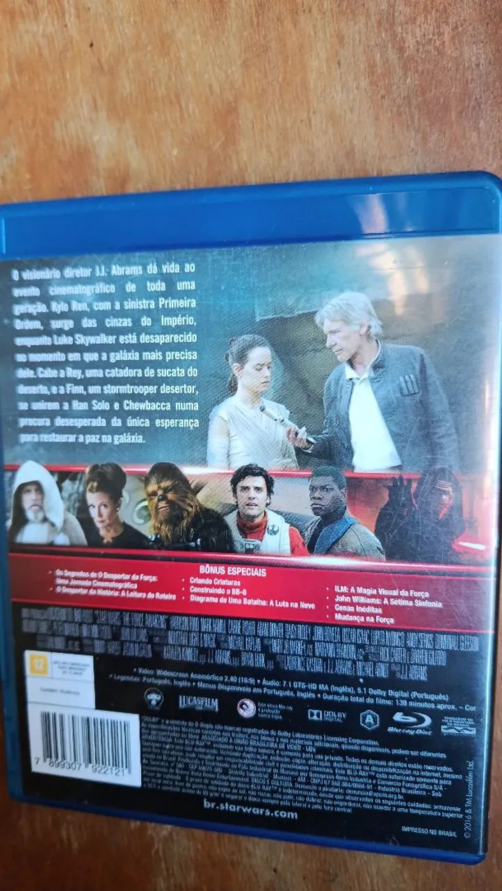 Star Wars: 7 o despertar da força Blu-ray duplo - Foto 3