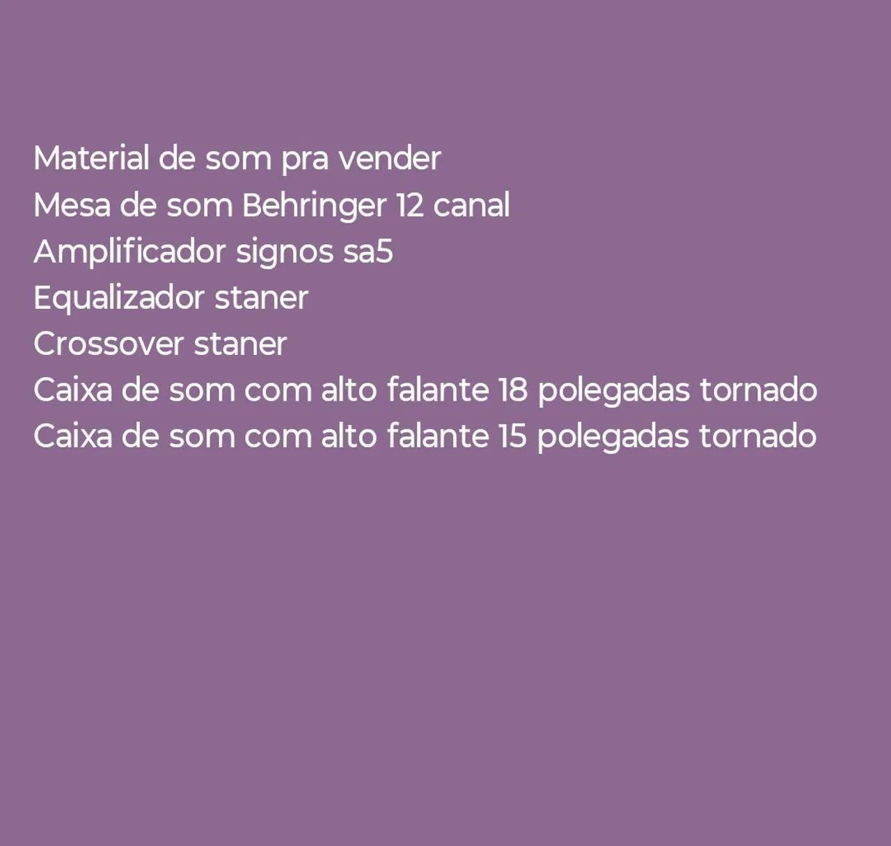 Material de som para vender  - Foto 3