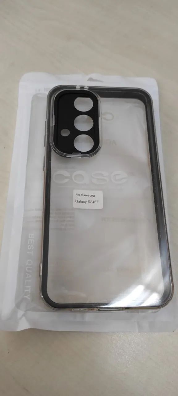 Kit com 3 capas de Celular Samsung S24 FE