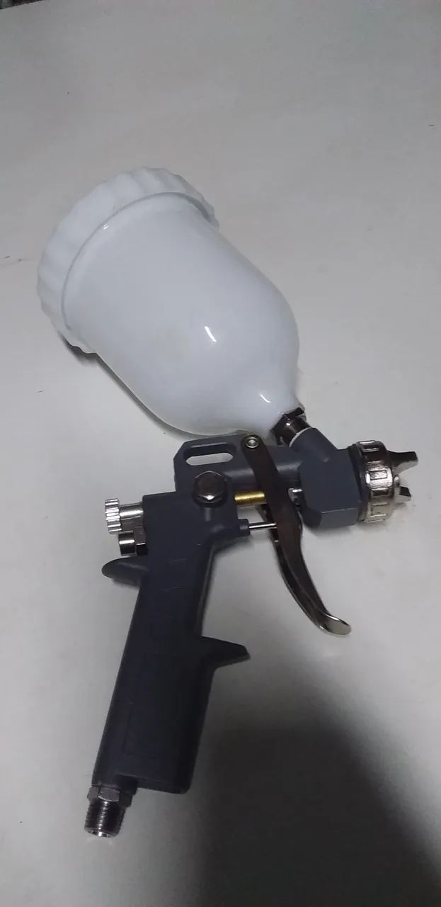 Pistola de pintura nova bico 1.5 testamos na hora! - Foto 2