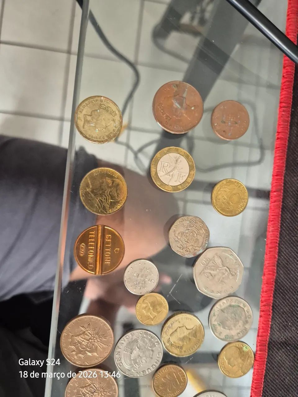 Lote de Moedas Estrangeiras Antigas (Europa e Américas)