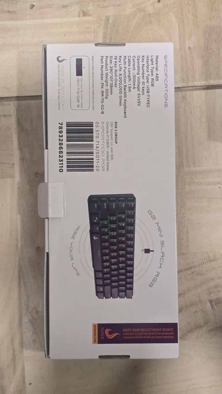Kit Teclado e Mouse Gamer RISEMODE - Foto 5