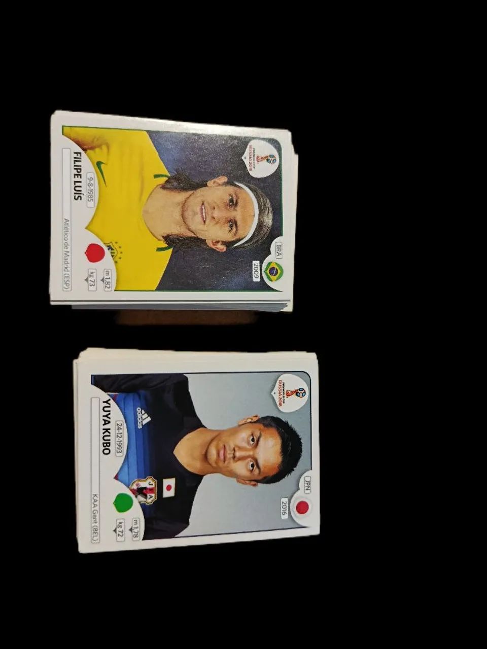Figurinhas Copa 2018
