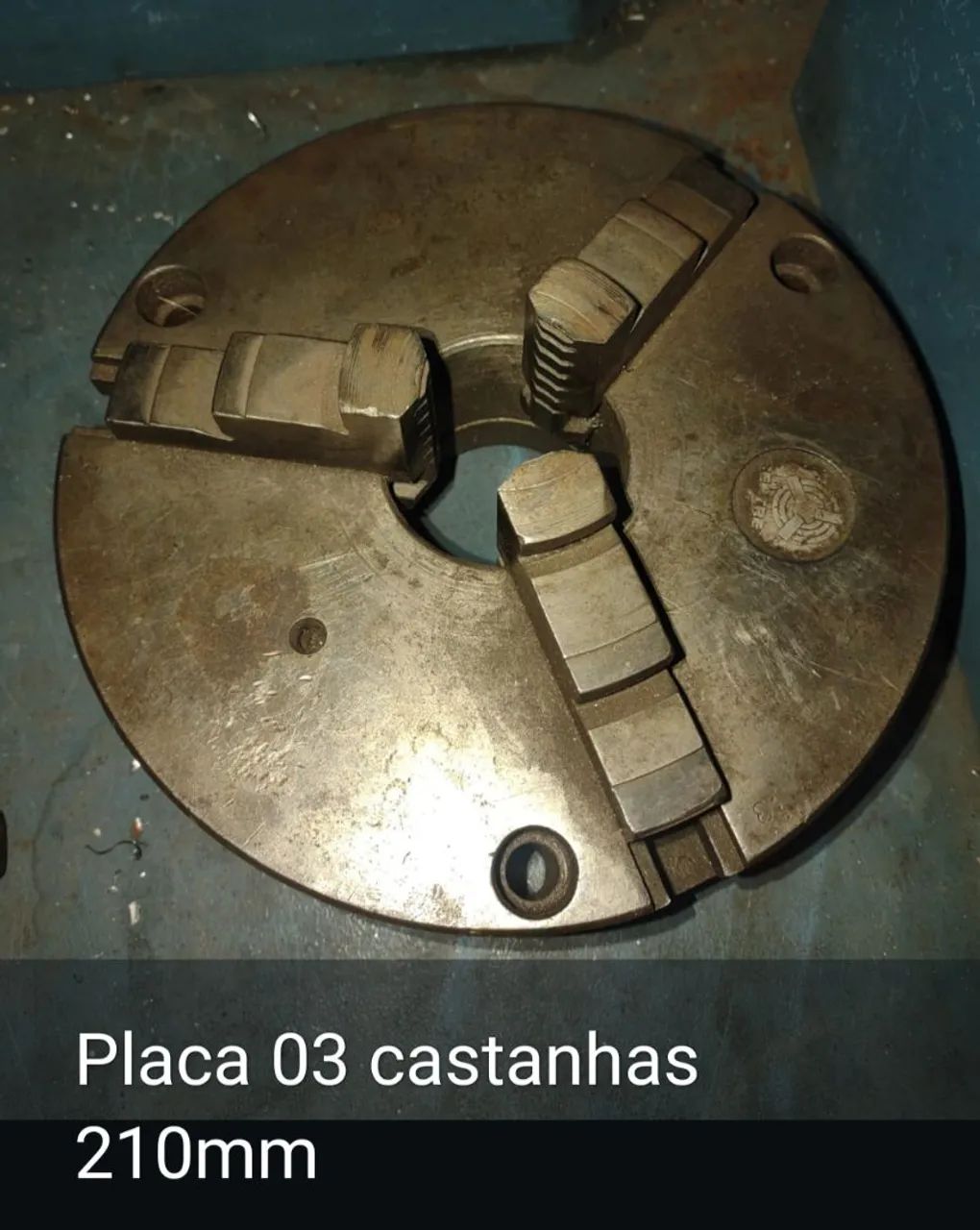 Placas para torno 3 e 4 castanhas  - Foto 2