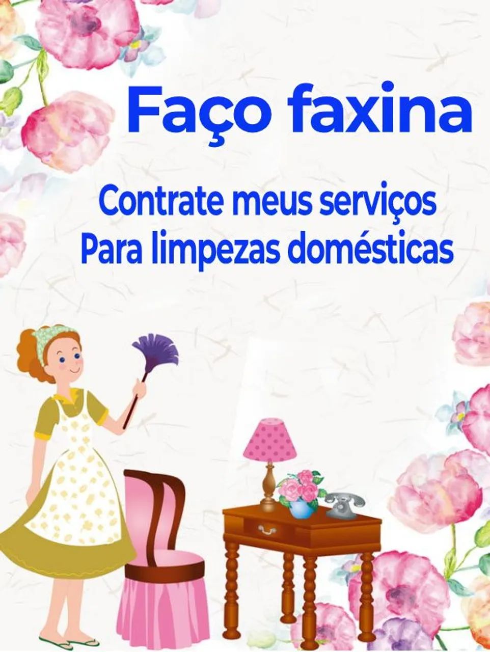 Serviços faxina 