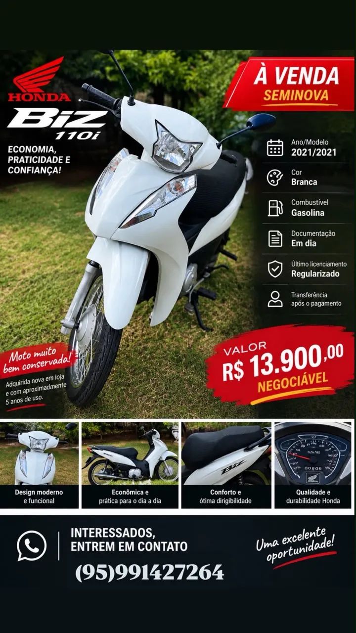 Vende se moto biz