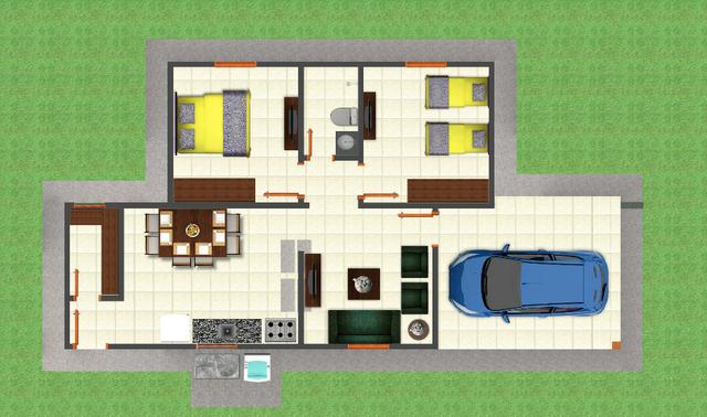 Casas c/2 Dormitórios, em lote de 230m2, Bairro Dirceu, em Parnaiba - Foto 9