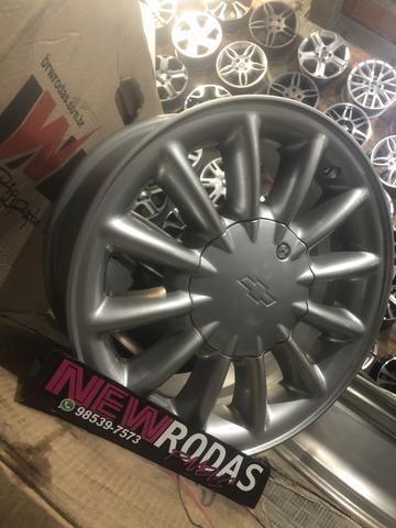 Roda Ômega Powertech 5x110 Nova - Foto 3