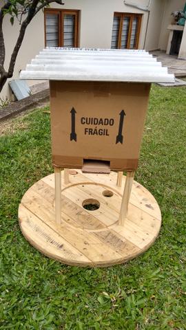 Caixa isca para captura de abelhas com ferrão - Foto 5