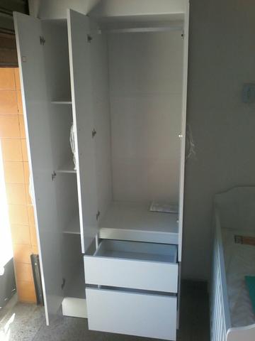 Promocao guarda roupa 3pts mostruario (novo) 398,00 no dinheiro entrega gratis - Foto 5