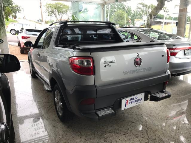 Fiat Strada 1.4 Hard Working 3P Flex Cinza - Foto 6