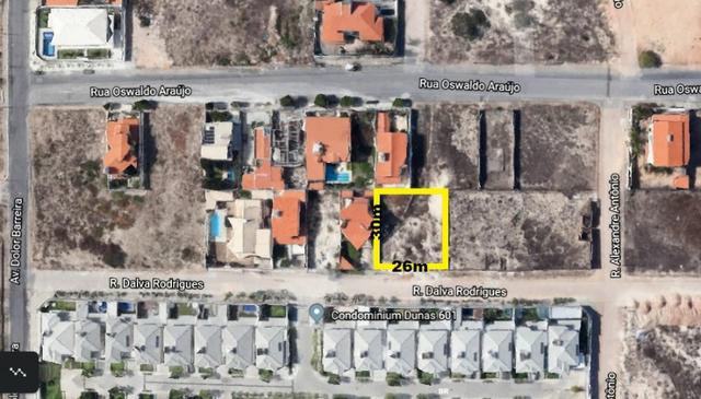 Terreno nas Dunas com 780m², são lotes conjugados, excelente para construir casa - Foto 4
