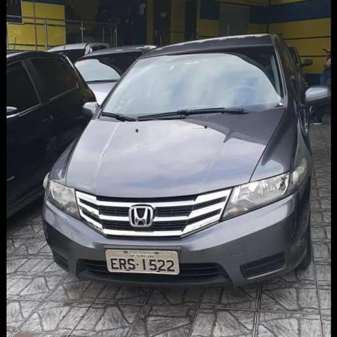 Honda City Completo Flex 2013 bancos de couro - Foto 4