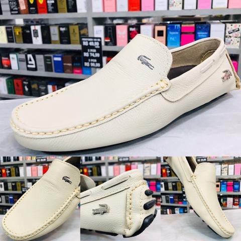 sapato mocassim masculino lacoste