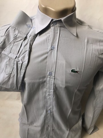 Camisa social masculina lisa entrega grátis  - Foto 3