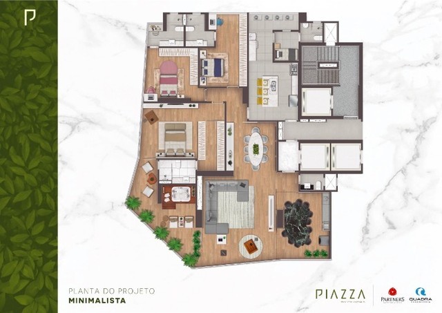 Piazza By Quadra- Apto com 235m²/ 3 Suítes. - Foto 18
