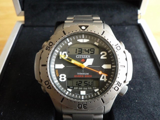 citizen aquamount titanium