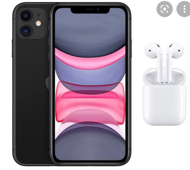 iPhone 11 + AirPods Com caixa E carregador por indução - Celulares e  telefonia - Jardim Japão, São Paulo 1014313664 | OLX