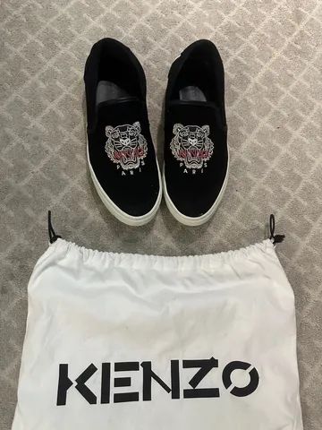 Kenzo black hot sale slip on