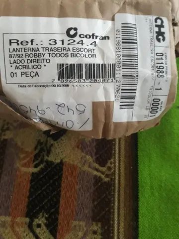 par lamternas trazeira do scort hobi ano 78 e79 nova na caixa