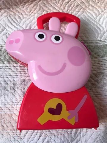 Brinquedo Maletinha Casa Da Peppa Pig Infantil E Acessórios em