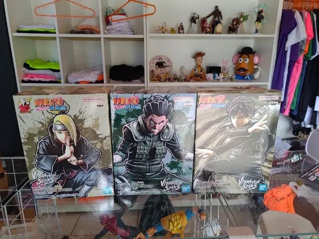 Action Figures Vibration Stars Naruto, avalio trocas