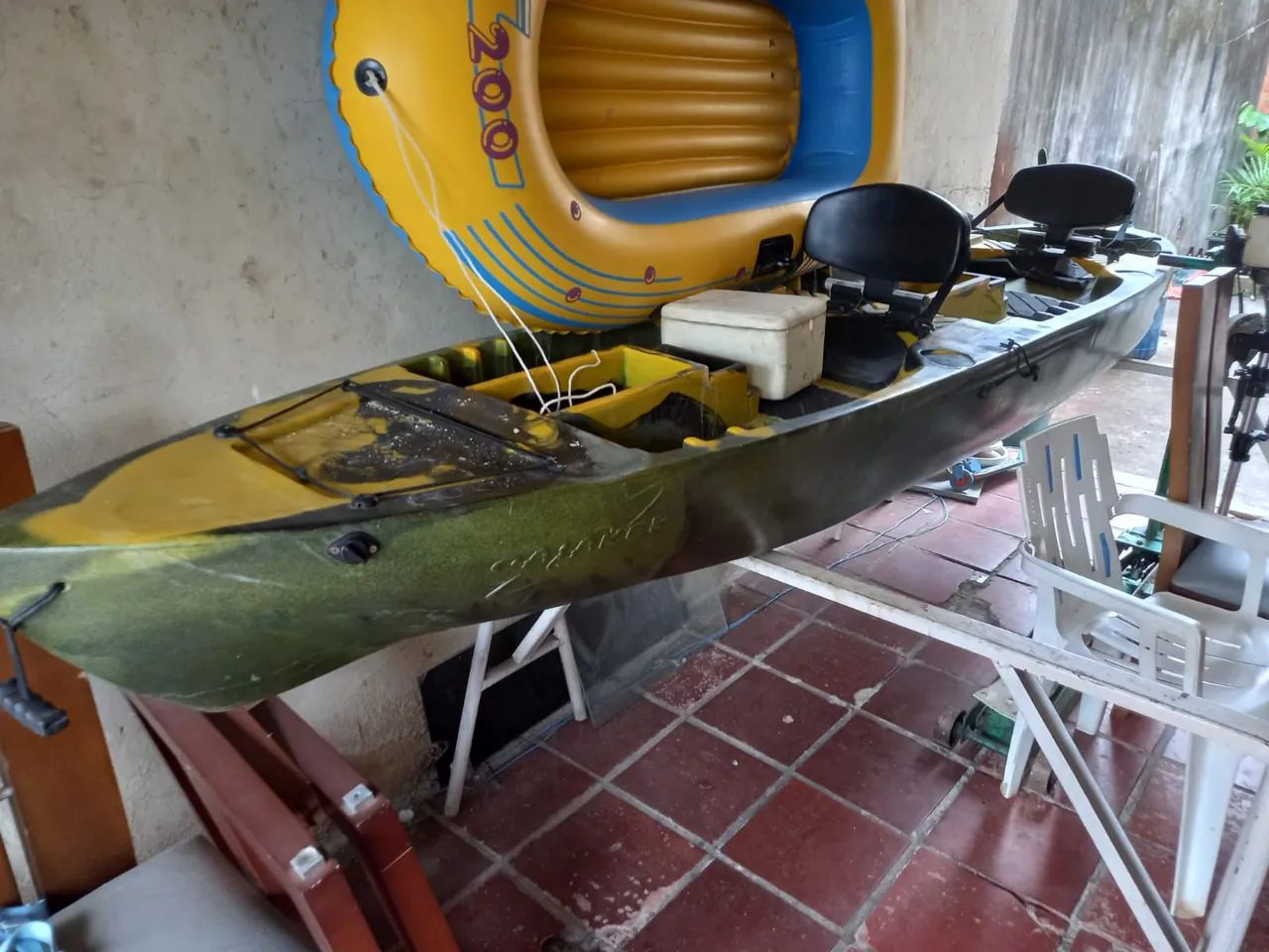 Caiaque Duplo para Pesca