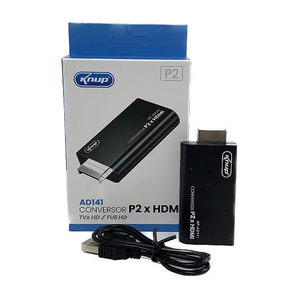 Conversor Adaptador de Vídeo PS2 Playstation 2 Para HDMI - Knup  em São Luís ma 